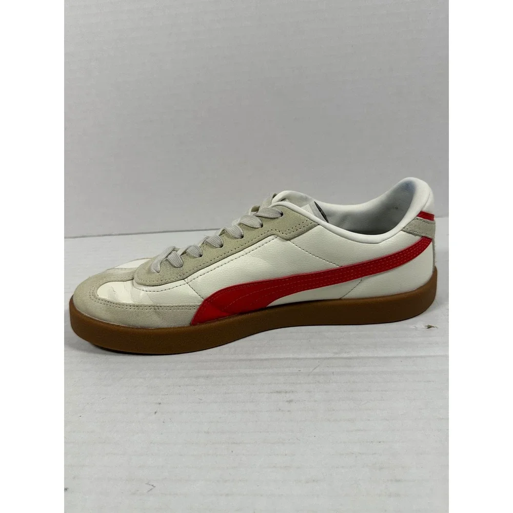 Puma Club li Era White For All Time Red Gum Sneakers 400237-01 Mens Size 9 Retro